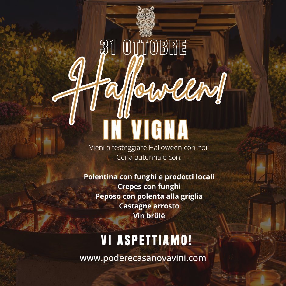 Halloween in Vigna: una serata d’autunno a Podere Casanova